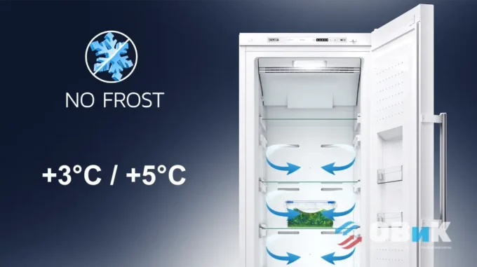 Какая температура должна быть в холодильнике No Frost